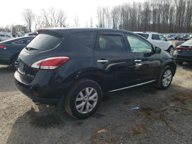 JN8AZ1MW9BW182428 - 2011 NISSAN MURANO S BLACK photo 3