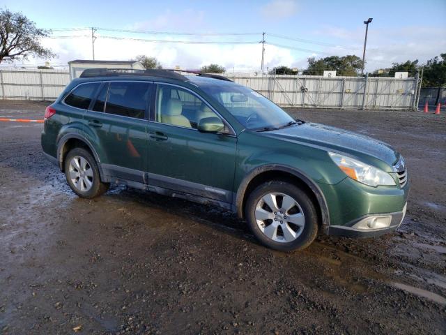 4S4BRBKCXB3378700 - 2011 SUBARU OUTBACK 2.5I LIMITED GREEN photo 4