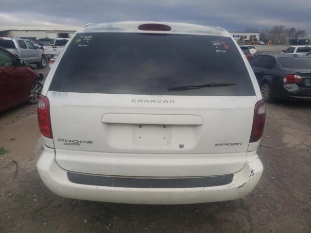 1B4GP45392B715562 - 2002 DODGE CARAVAN SPORT WHITE photo 6