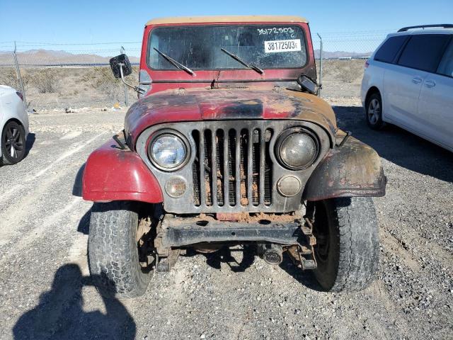 J0M93EC041119 - 1980 JEEP CJ-7 BURN photo 5