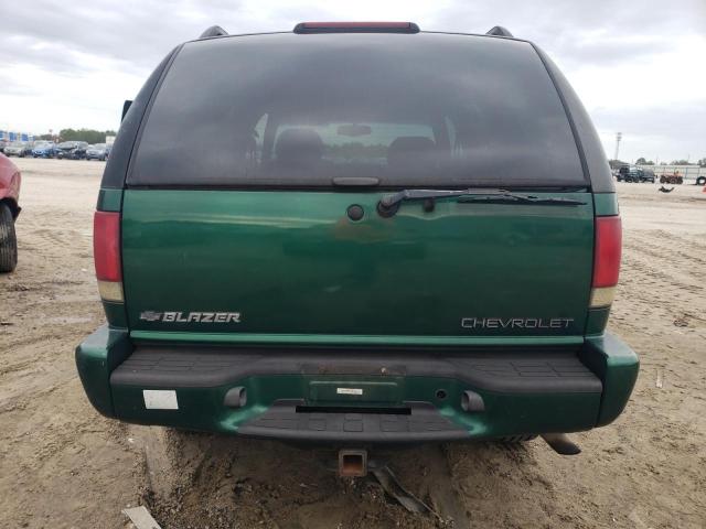 1GNCS13W8YK201486 - 2000 CHEVROLET BLAZER GREEN photo 6