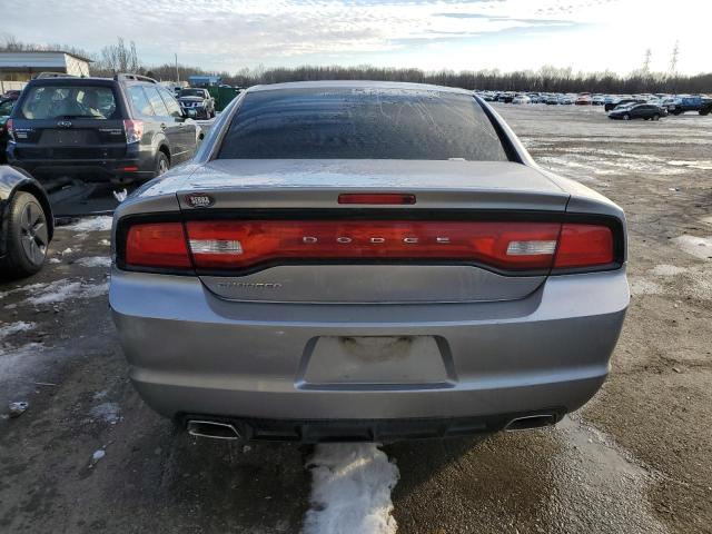 2C3CDXBG2EH215522 - 2014 DODGE CHARGER SE SILVER photo 6