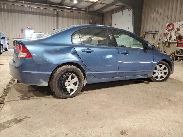 2HGFA16549H527808 - 2009 HONDA CIVIC LX BLUE photo 3