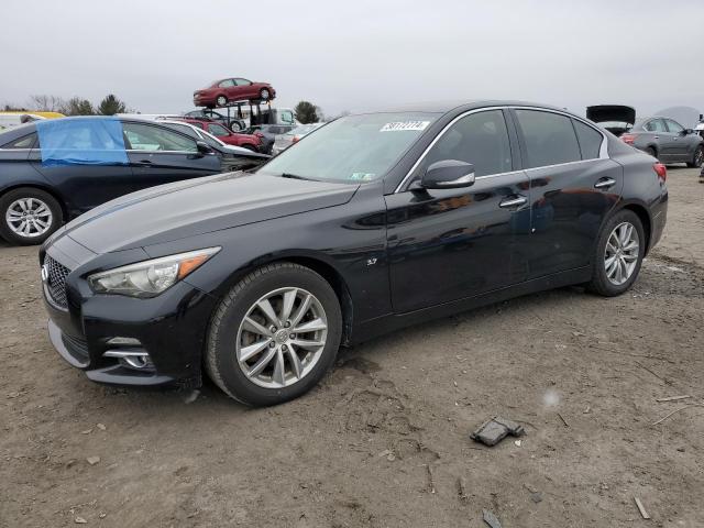 JN1BV7AR7FM421816 - 2015 INFINITI Q50 BASE BLACK photo 1