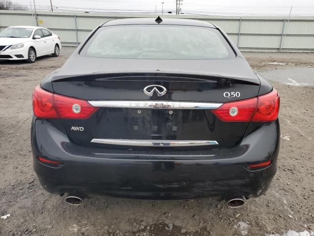 JN1BV7AR7FM421816 - 2015 INFINITI Q50 BASE BLACK photo 6