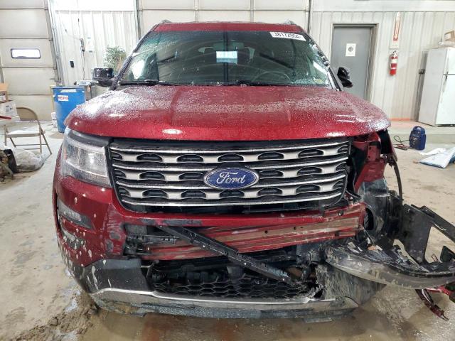 1FM5K8D85GGA95800 - 2016 FORD EXPLORER XLT MAROON photo 5