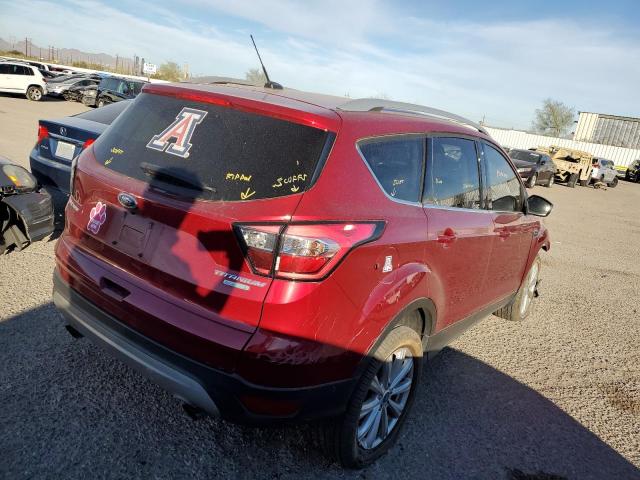 1FMCU0JD0HUD93937 - 2017 FORD ESCAPE TITANIUM RED photo 3