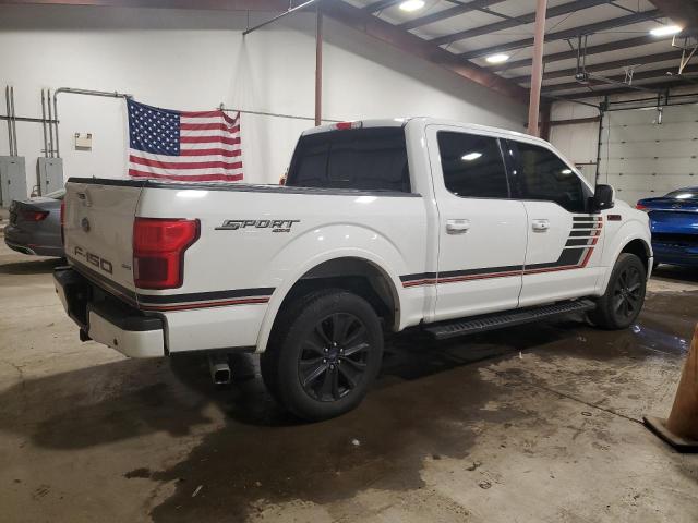 1FTEW1E40KFC72098 - 2019 FORD F150 SUPERCREW WHITE photo 3