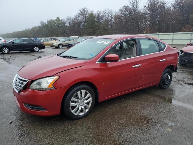 3N1AB7APXDL645110 - 2013 NISSAN SENTRA S RED photo 1