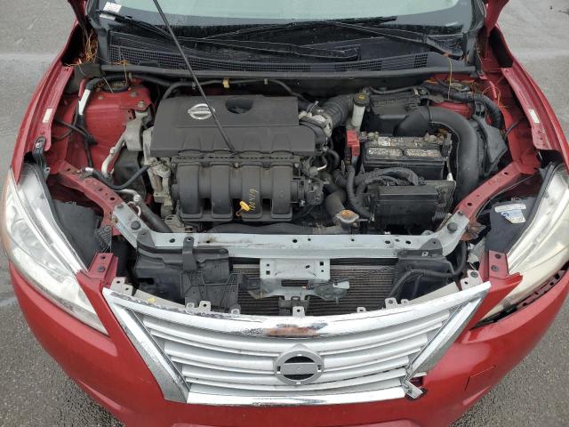 3N1AB7APXDL645110 - 2013 NISSAN SENTRA S RED photo 11