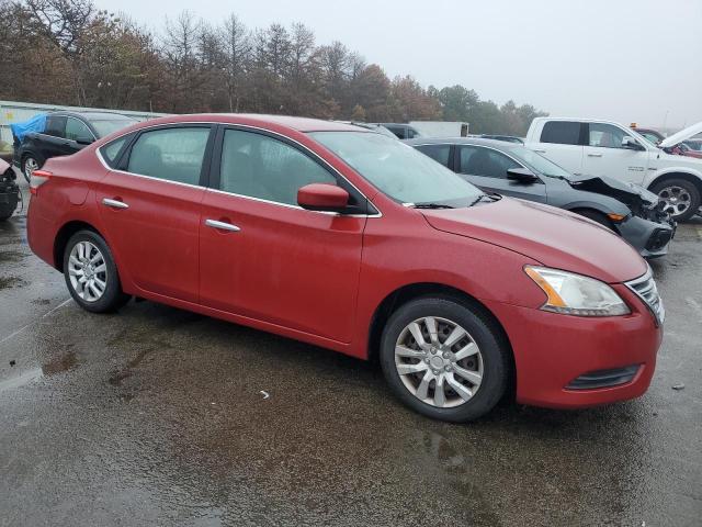 3N1AB7APXDL645110 - 2013 NISSAN SENTRA S RED photo 4