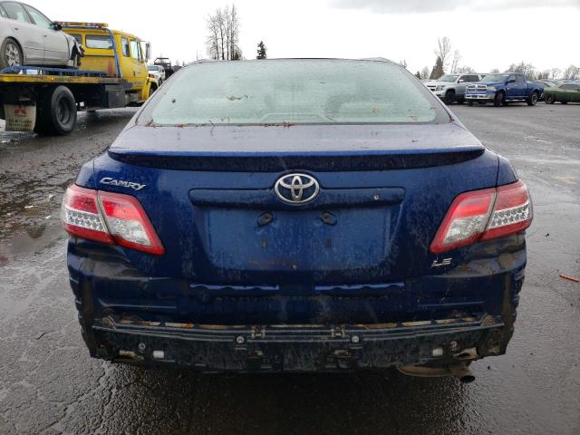 4T1BF3EK7AU562583 - 2010 TOYOTA CAMRY BASE BLUE photo 6