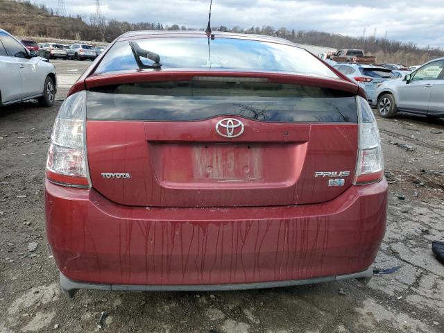 JTDKB20U757052564 - 2005 TOYOTA PRIUS BURGUNDY photo 6