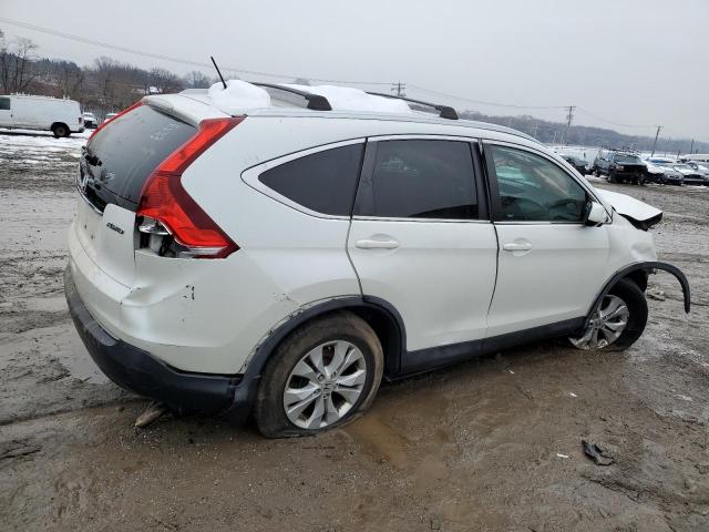 5J6RM4H73EL029187 - 2014 HONDA CR-V EXL WHITE photo 3