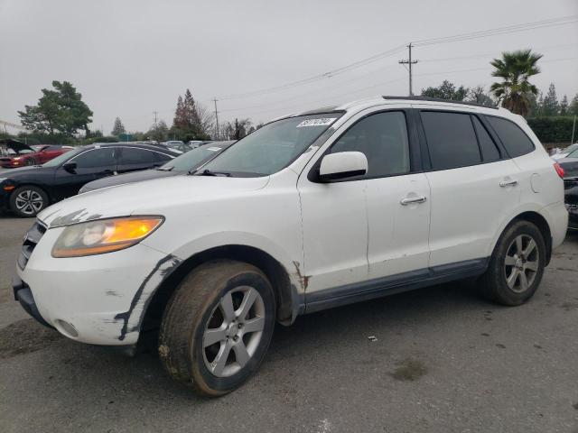 5NMSH13E58H203914 - 2008 HYUNDAI SANTA FE SE WHITE photo 1