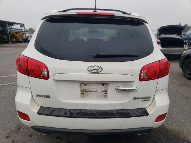 5NMSH13E58H203914 - 2008 HYUNDAI SANTA FE SE WHITE photo 6