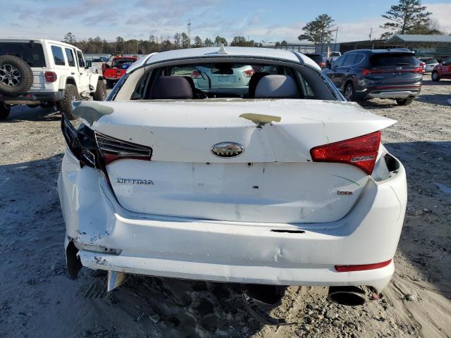 5XXGM4A76DG205462 - 2013 KIA OPTIMA LX WHITE photo 6