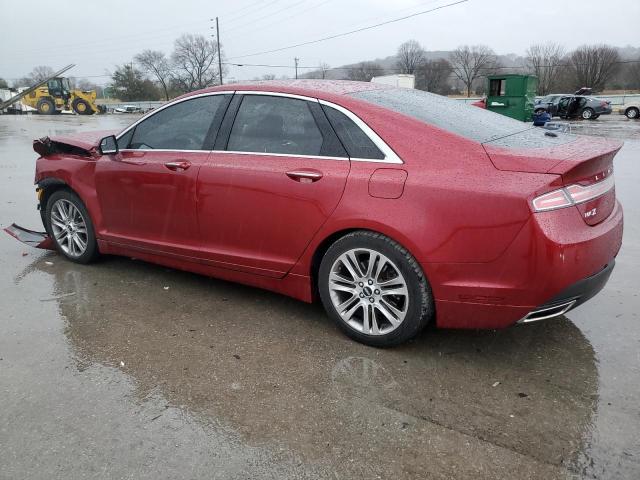 3LN6L2GK1DR818276 - 2013 LINCOLN MKZ RED photo 2