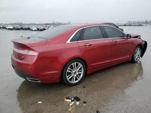 3LN6L2GK1DR818276 - 2013 LINCOLN MKZ RED photo 3