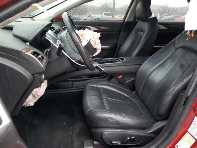 3LN6L2GK1DR818276 - 2013 LINCOLN MKZ RED photo 7