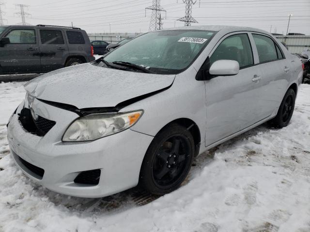 1NXBU40E89Z025147 - 2009 TOYOTA COROLLA BASE SILVER photo 1