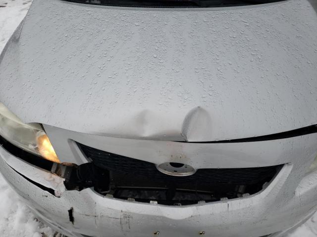 1NXBU40E89Z025147 - 2009 TOYOTA COROLLA BASE SILVER photo 11
