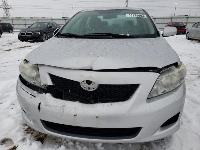 1NXBU40E89Z025147 - 2009 TOYOTA COROLLA BASE SILVER photo 5