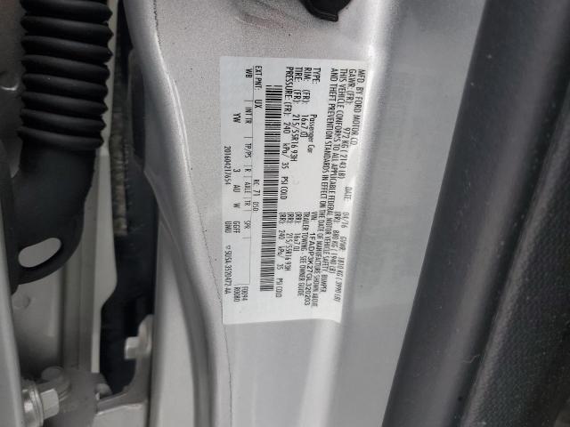 1FADP3K27GL320203 - 2016 FORD FOCUS SE SILVER photo 12