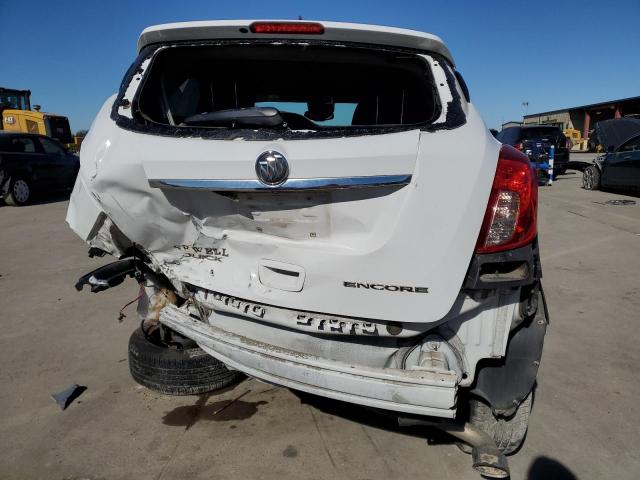 KL4CJASB5GB651924 - 2016 BUICK ENCORE WHITE photo 6