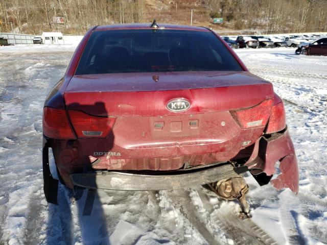 KNAGE228995349881 - 2009 KIA OPTIMA LX RED photo 6