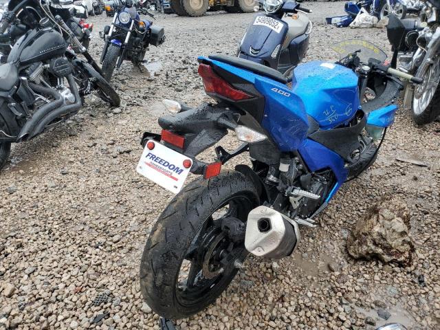 JKAEXKH18JDA13404 - 2018 KAWASAKI EX400 BLUE photo 4