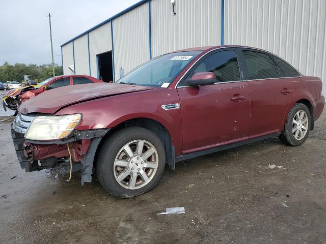 1FAHP24W28G128032 - 2008 FORD TAURUS SEL BURGUNDY photo 1