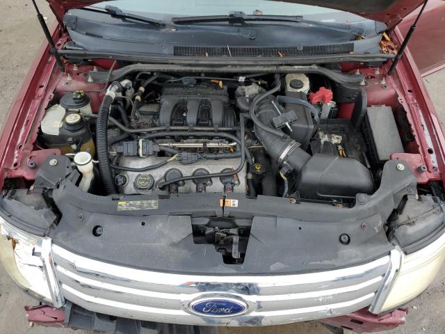 1FAHP24W28G128032 - 2008 FORD TAURUS SEL BURGUNDY photo 11