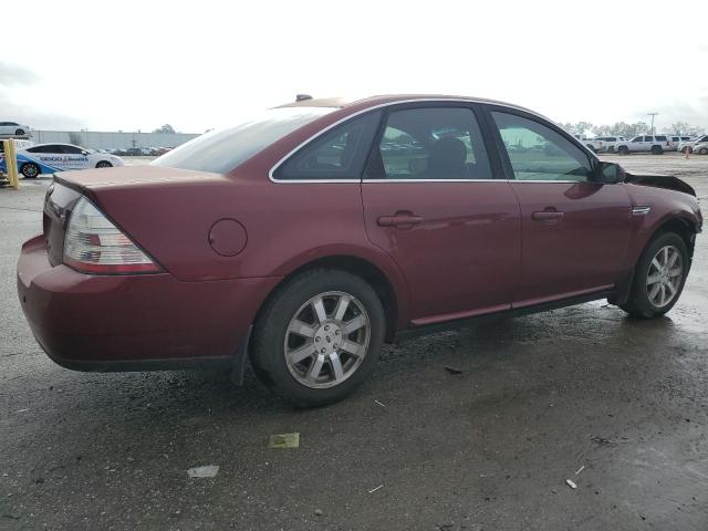 1FAHP24W28G128032 - 2008 FORD TAURUS SEL BURGUNDY photo 3