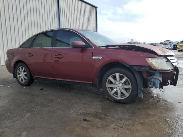 1FAHP24W28G128032 - 2008 FORD TAURUS SEL BURGUNDY photo 4