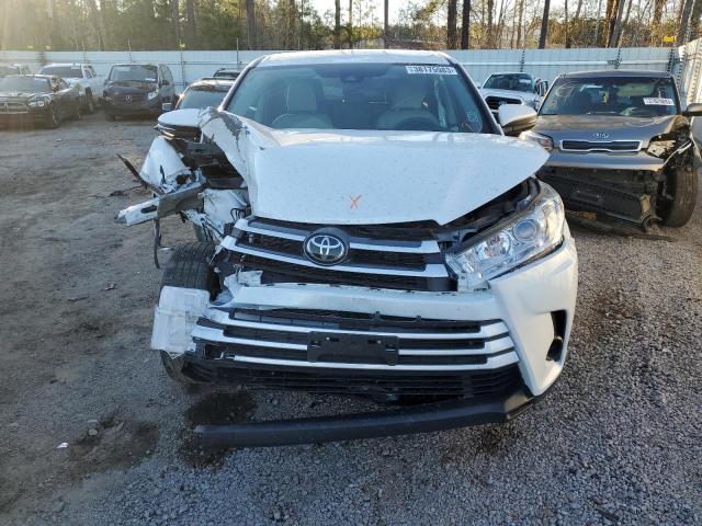 5TDZARFH4KS056335 - 2019 TOYOTA HIGHLANDER LE WHITE photo 5