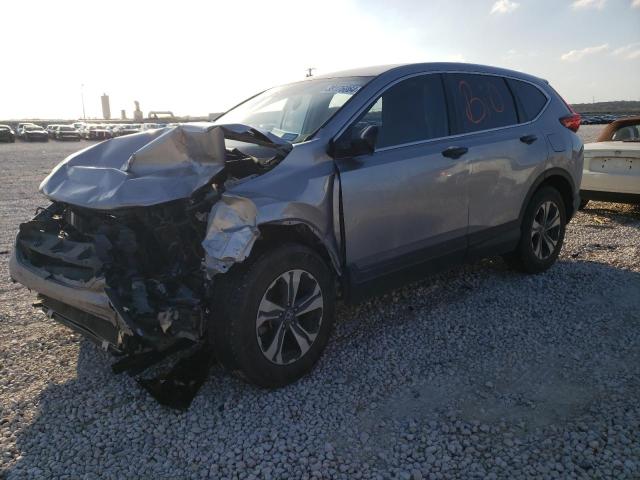 2HKRW6H32KH213836 - 2019 HONDA CR-V LX SILVER photo 1