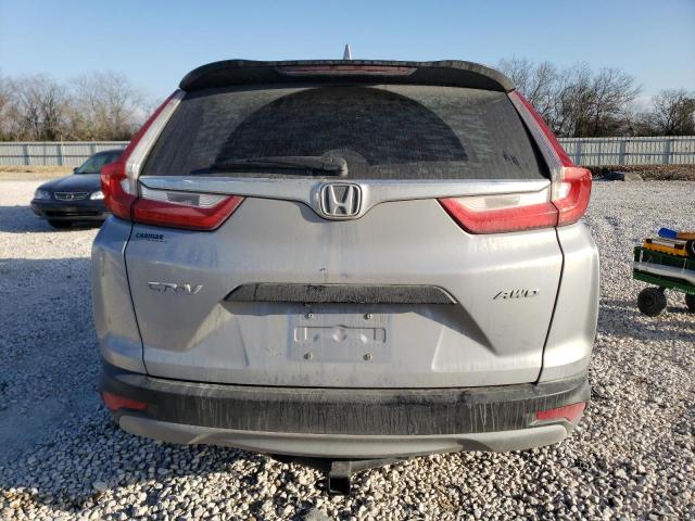 2HKRW6H32KH213836 - 2019 HONDA CR-V LX SILVER photo 6