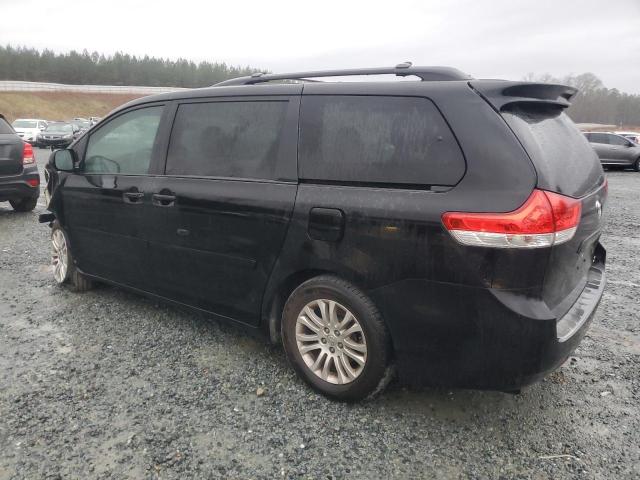 5TDYK3DC7ES473658 - 2014 TOYOTA SIENNA XLE BLACK photo 2