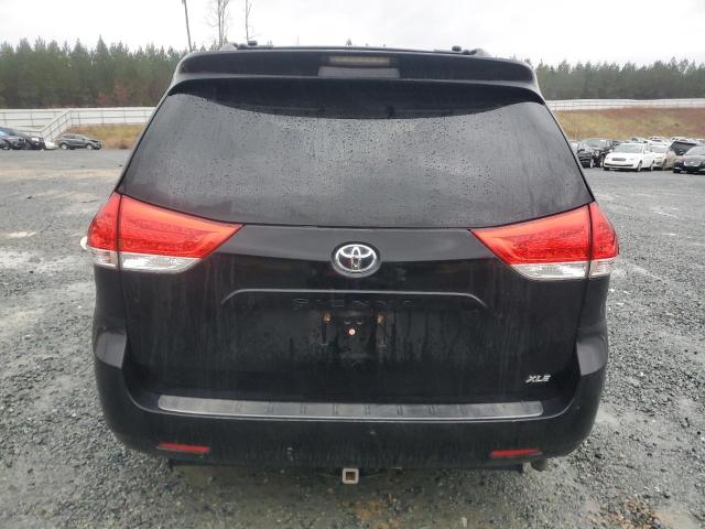 5TDYK3DC7ES473658 - 2014 TOYOTA SIENNA XLE BLACK photo 6