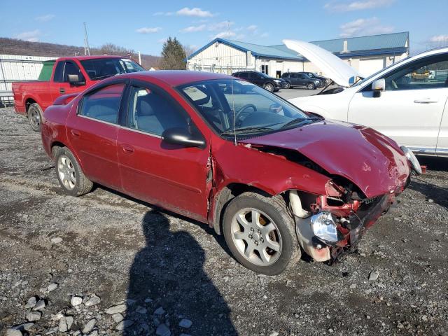 1B3ES56C15D260178 - 2005 DODGE NEON SXT RED photo 4