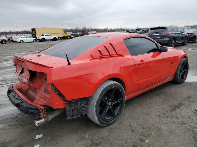 1ZVBP8CF4D5284600 - 2013 FORD MUSTANG GT RED photo 3