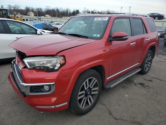 JTEBU5JR0E5202947 - 2014 TOYOTA 4RUNNER SR5 RED photo 1