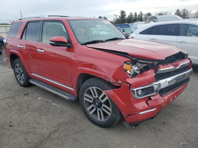 JTEBU5JR0E5202947 - 2014 TOYOTA 4RUNNER SR5 RED photo 4