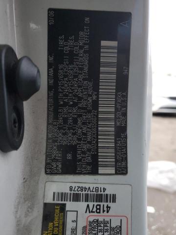 5TDZA23C66S560732 - 2006 TOYOTA SIENNA CE WHITE photo 13