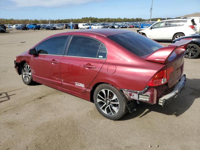 1HGFA16806L101736 - 2006 HONDA CIVIC EX RED photo 2