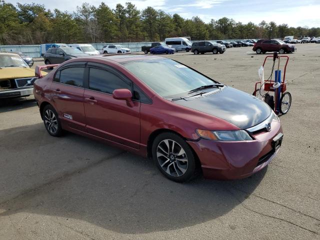 1HGFA16806L101736 - 2006 HONDA CIVIC EX RED photo 4