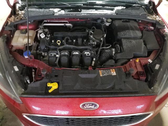 1FADP3F2XGL253896 - 2016 FORD FOCUS SE RED photo 11