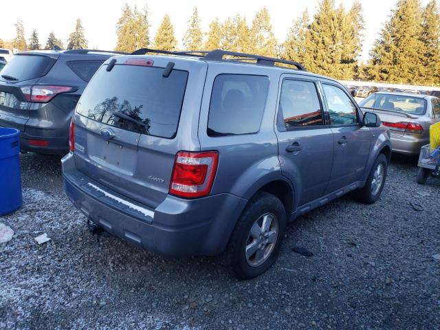 1FMCU93108KA20884 - 2008 FORD ESCAPE XLT GRAY photo 3