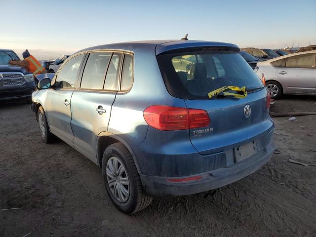 WVGBV7AX0HK044655 - 2017 VOLKSWAGEN TIGUAN S BLUE photo 2